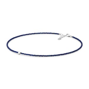 Colier lapis lazuli cu inima de argint DiAmanti 242-03-G (Argint 925‰ 1,1 g.)